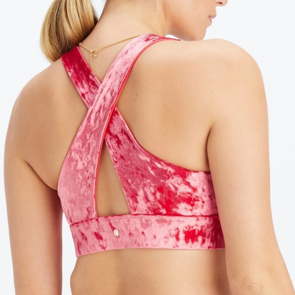 Fabletics Velour Sport Bra - Picture 2 of 8